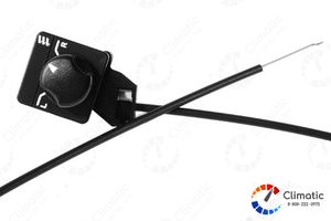 Трос, управления заслонкой воздушного клапана из кабины, L 2000 мм Eberspacher