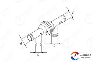 Обратный клапан 18/18/18/18 мм, шт