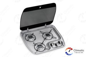 Варочная панель газовая HBG 3445, 3конф., 3х1600Вт, 350г/ч, 30мбар