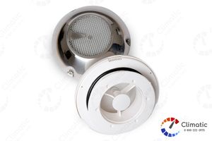 Накрышный вентилятор Dometic GY 21, без мотора, цвет белый, купол металл.