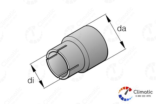 Патрубок переходной, выхлопной системы D 24/30 мм  AIRTRONIC / HYDRONIC, шт