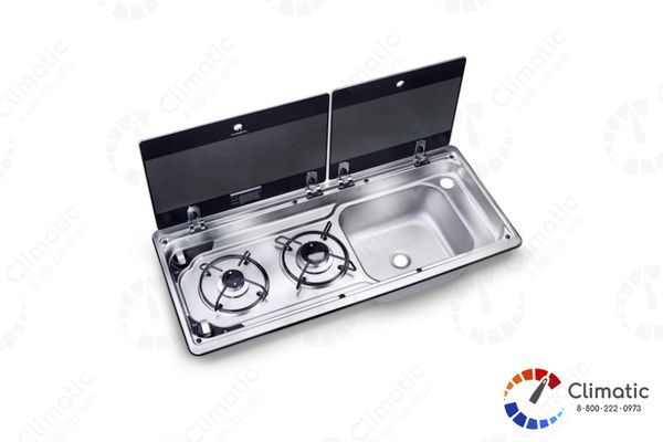 Dometic MO 9722R, 2 конф., 1х1800вт;1х100Вт, 204г/ч, 30мбар, поджиг 12В, рак прав