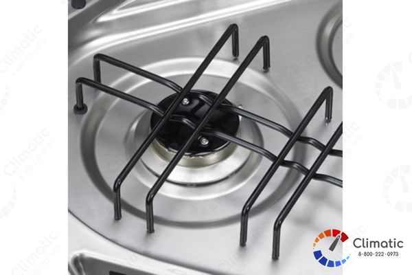 Dometic HSG 2440R, 2 конф., 1х1000Вт;1х1800Вт, 204г/ч, 30мбар, стекл.крышка, поджиг 12В, прав.