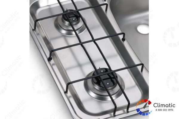 Dometic HS 2460R, 2 конф., 1х1000Вт;1х1800Вт,, 204г/ч, 30мбар, поджиг 12В, прав.