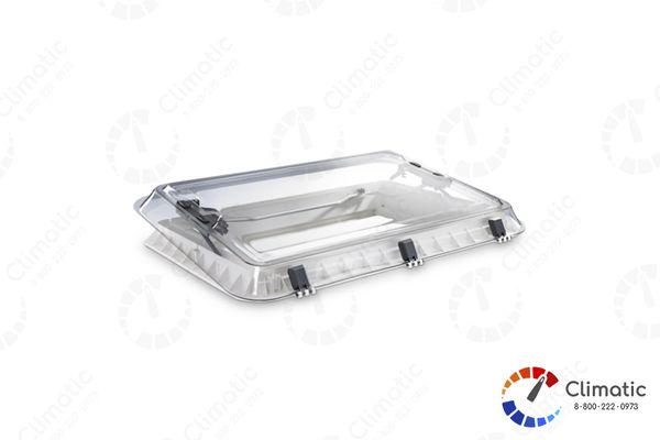 Люк DOMETIC/Seitz Heki 2 Deluxe, ручн.- рычаг, 3 полож., макс. угол 55гр., подсветка, толщина крыши 25-60мм