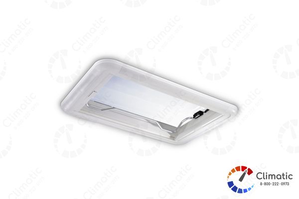 Люк DOMETIC/Seitz Heki 2 Deluxe, ручн.- рычаг, 3 полож., макс. угол 55гр., подсветка, толщина крыши 25-60мм