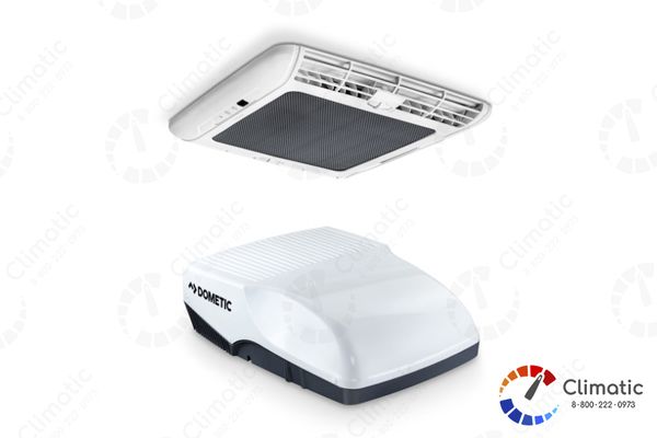 Кондиционер автодом накрышный DOMETIC FreshJet 2200, 7500 Бте/ч., охлаждающая способность 2200Вт, нагревание 1200Вт, питание 220В с вент панелью ADB