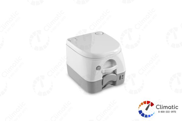 Туалет портативный DOMETIC 972, для отх. 9.8л, смыв. 8.7л, цв. сер.