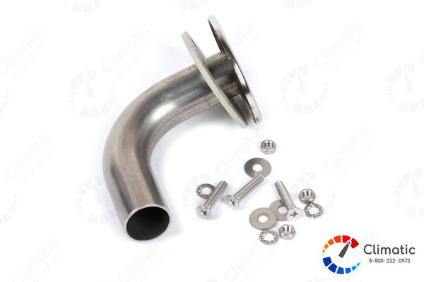 Воздухозаборник в борт Теплостар (для катеров и яхт, с монтажным комплектом)